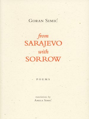 cover image of From Sarajevo With Sorrow